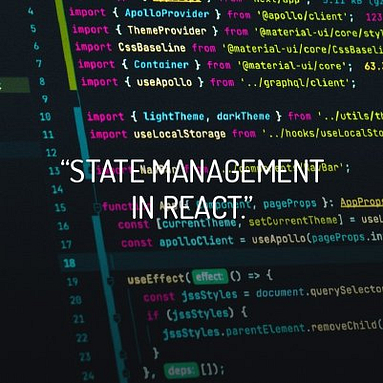 State management in React